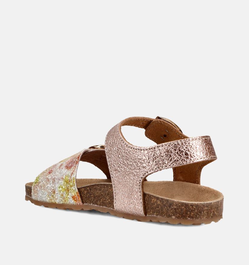 Little David Flowers Ros&eacute; Gouden Sandalen voor meisjes (372939)
