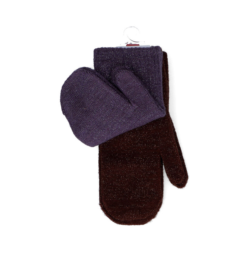 Celavi Gants en Violet/Brun - 2 Paires pour filles (313469)