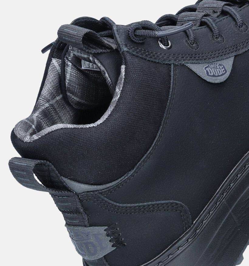 HEYDUDE Tahoe Classic Bottines en Noir pour hommes (348808) - pour semelles orthopédiques