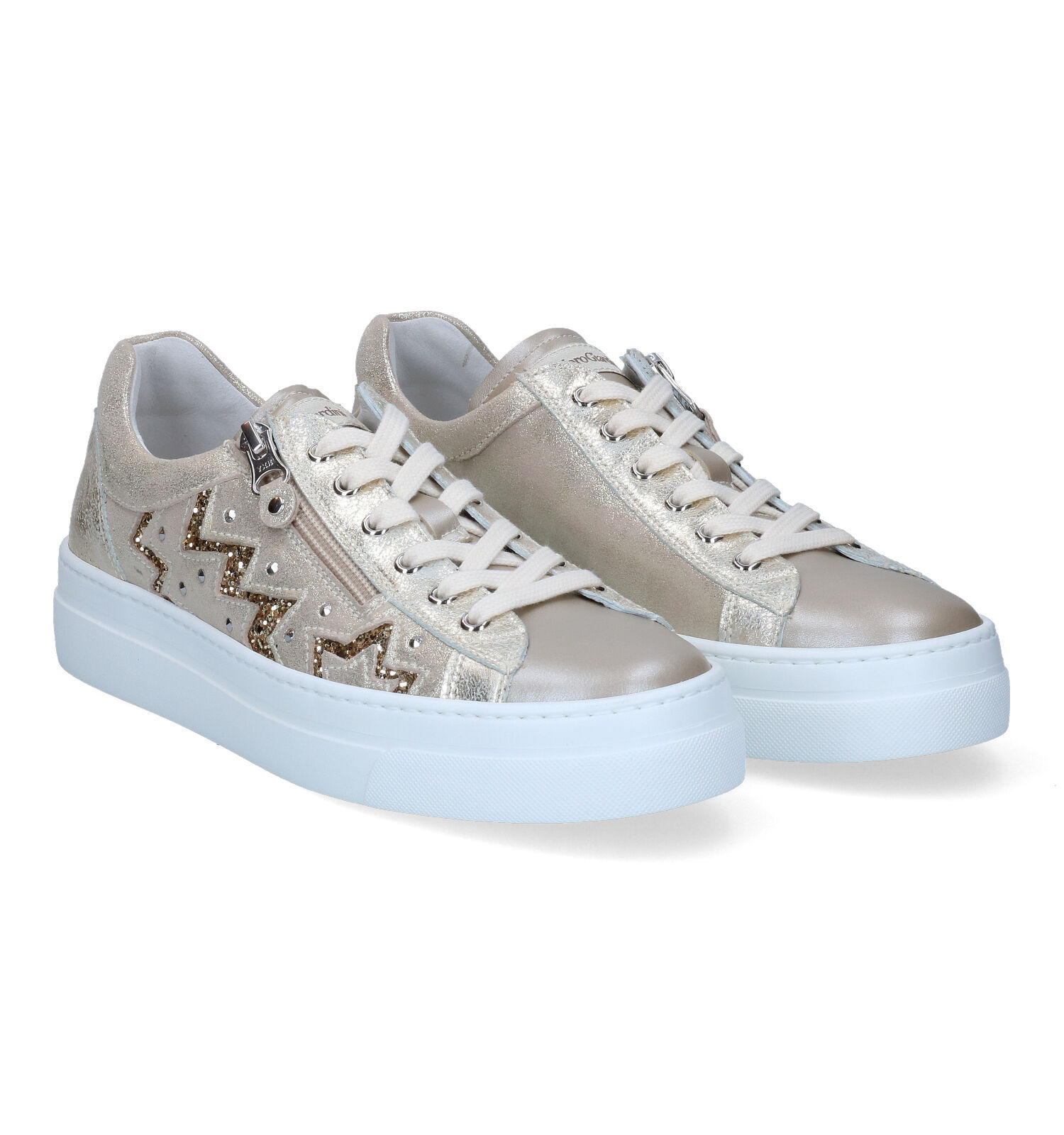 NeroGiardini Gouden Sneakers | TORFS.BE | Gratis verzend en retour