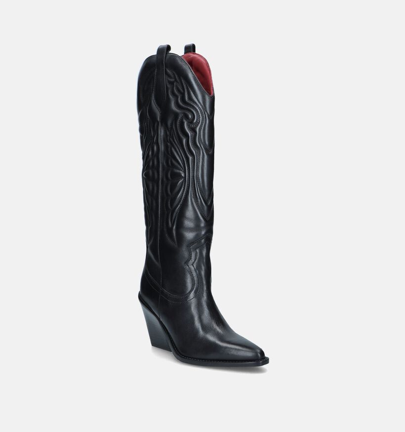 Bronx New Cole Bottes de cowboy en Noir pour femmes (357313)