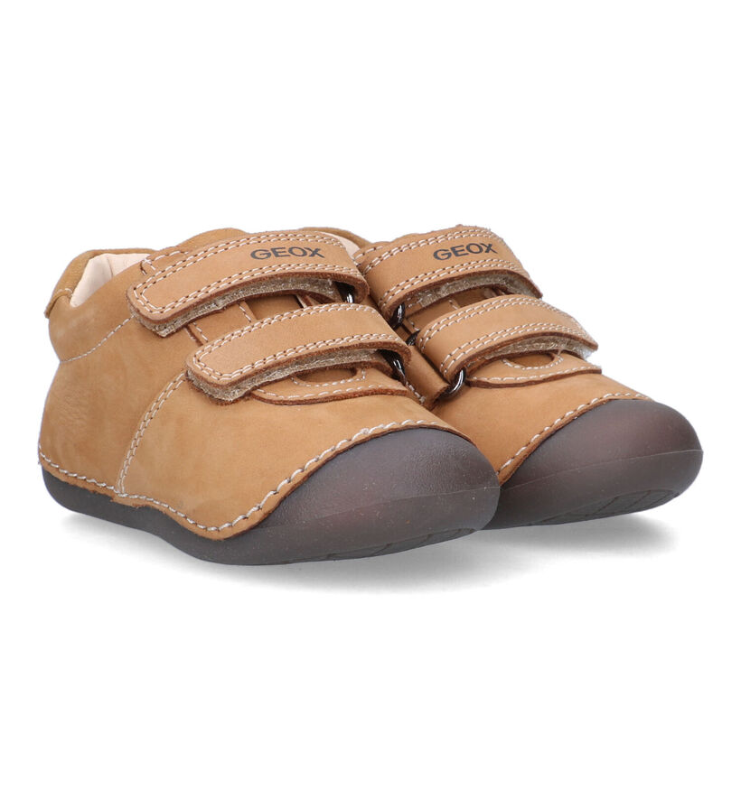 Geox Tutim Chaussures pour bébé en Cognac pour garçons (320616)