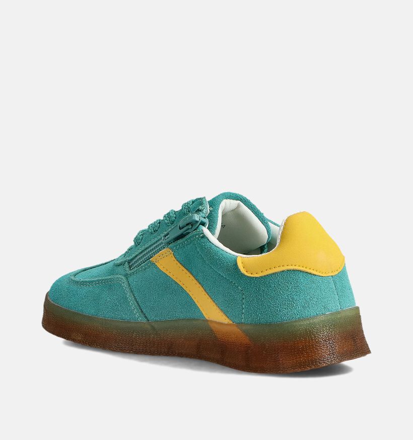 Milo & Mila Groene Sneakers voor meisjes, jongens (362979) - geschikt voor steunzolen