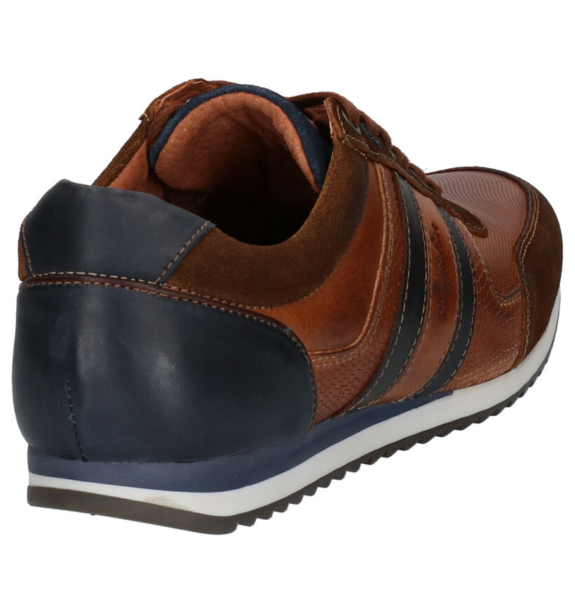 Australian Cornwall Blauwe Veterschoenen in leer (282659)