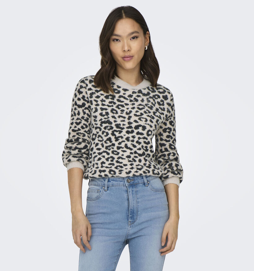 JDY Lorraine Animal Beige Trui voor dames (359856)