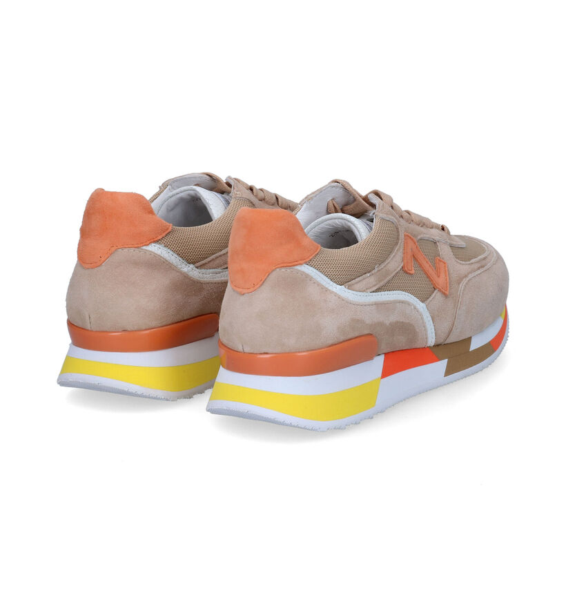 Nathan-Baume Beige Sneakers in daim (308329)