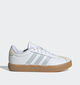 adidas VL Court 3.0 Baskets en Blanc pour filles (365408) - pour semelles orthopédiques