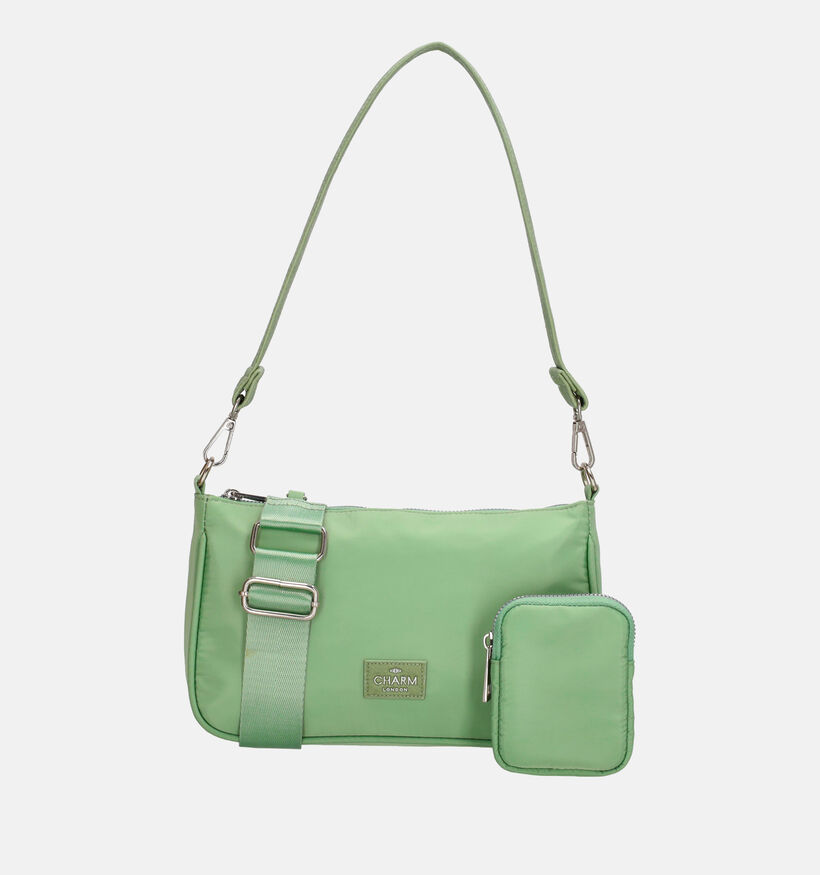 Charm London Groene Crossbody tas voor dames (358970)