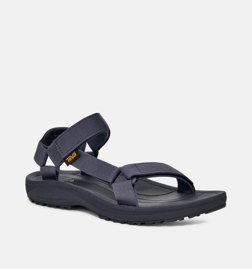 Teva Winsted Sandales en Bleu fonc&eacute; pour hommes (370674)