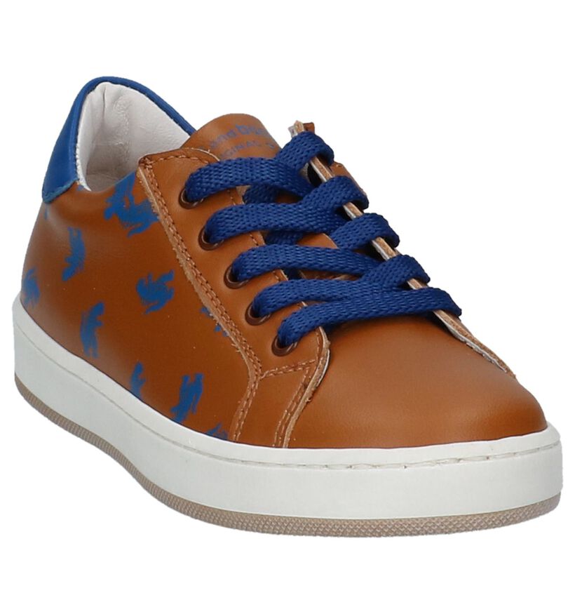 STONES and BONES Gedin Chaussures en Cognac en cuir (267206)