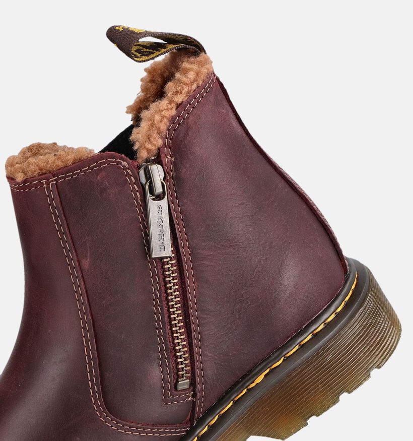 Dr. Martens 2976 Leonore Waterproof Bruine Chelsea Boots voor jongens, meisjes (376032)