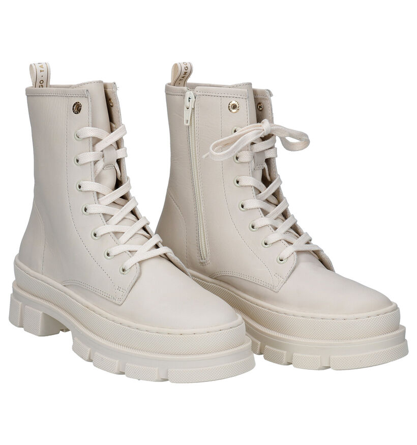 Tango Romy Welt Ecru Boots voor dames (299281) - geschikt voor steunzolen