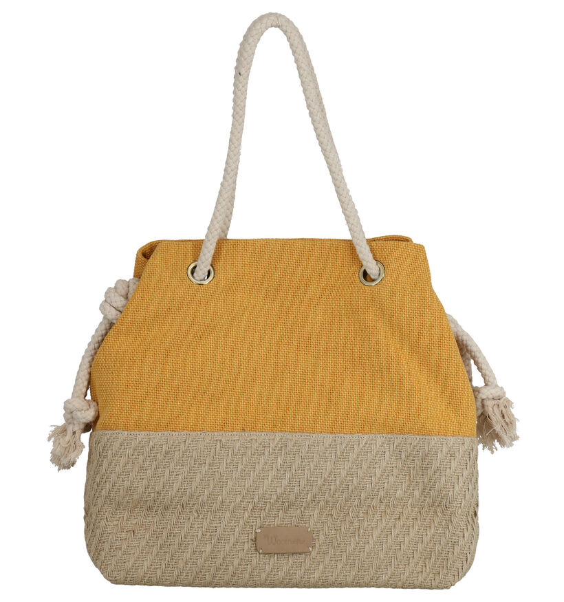 Woomen Lys Vegan Cabas en Jaune en textile (274834)