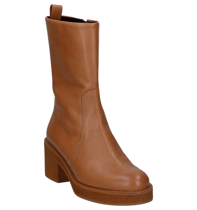 Zinda Bottes courtes en Camel pour femmes (298905)