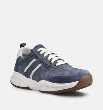 Xsensible Stretchwalker Sneakers Blauw