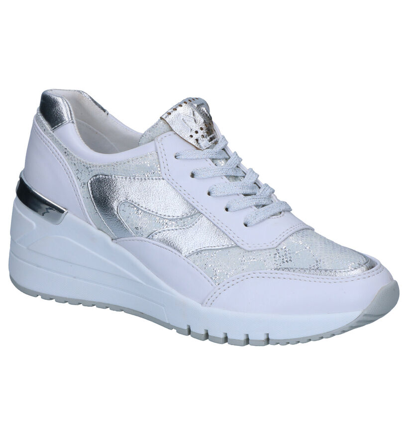 Marco Tozzi Witte Sneakers in kunstleer (270667)