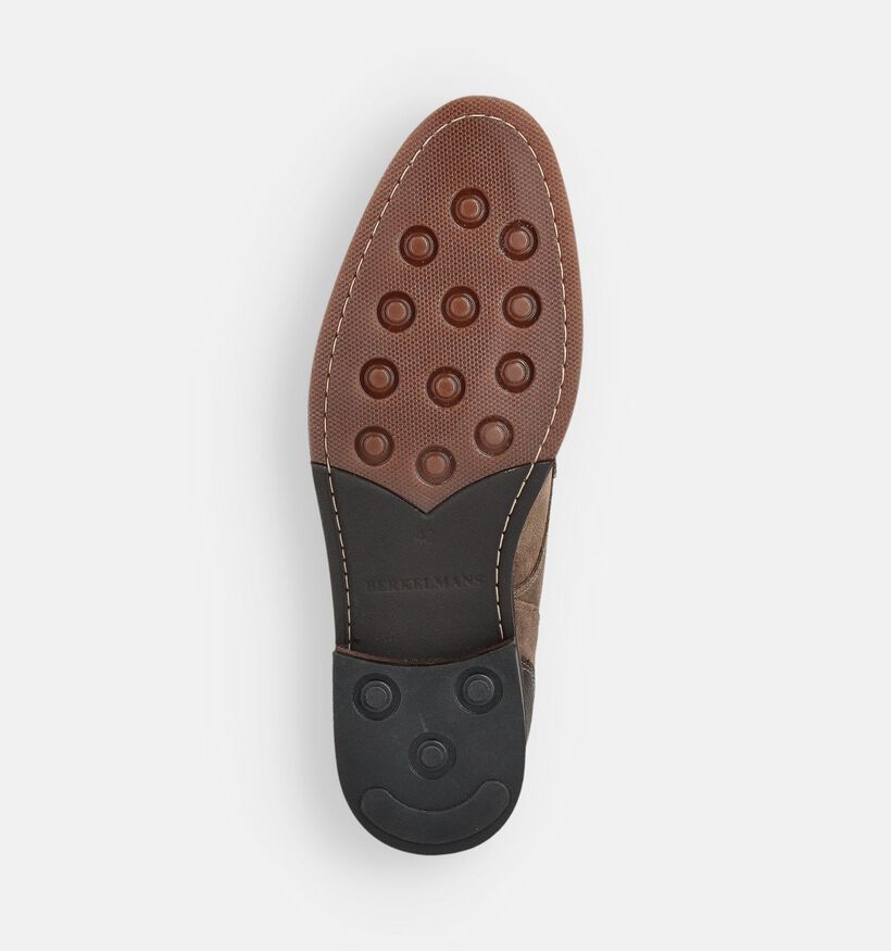 Berkelmans Silesia Chaussures classiques en Taupe pour hommes (363157) - pour semelles orthopédiques