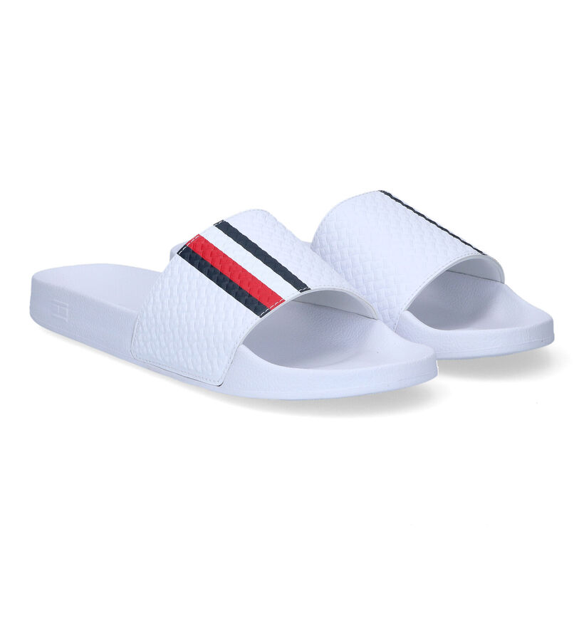 Tommy Hilfiger Corporate Blauwe Badslippers voor heren (304049)