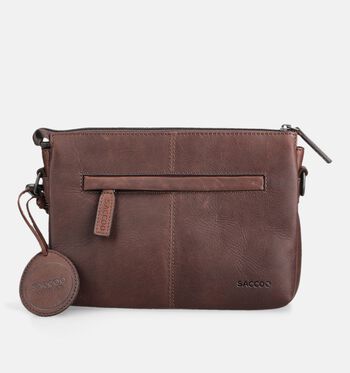 Saccoo Crossbody tassen Cognac/Bruin