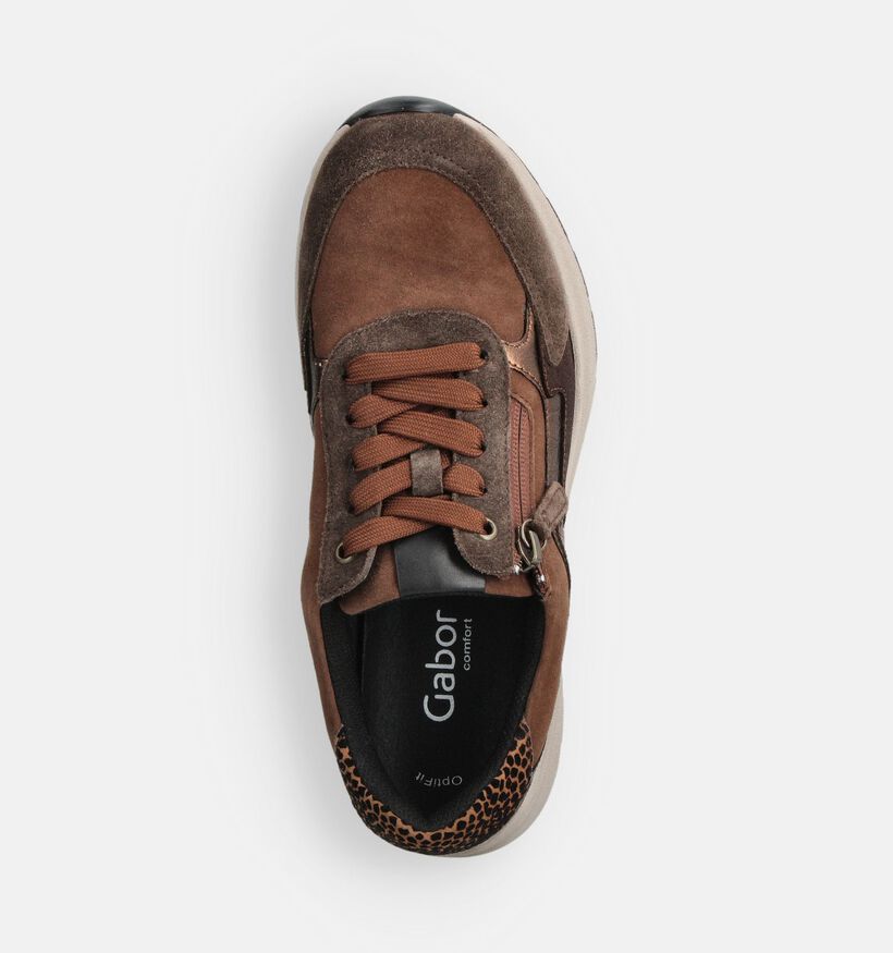 Gabor Chaussures à lacets en Marron pour femmes (363146) - pour semelles orthopédiques
