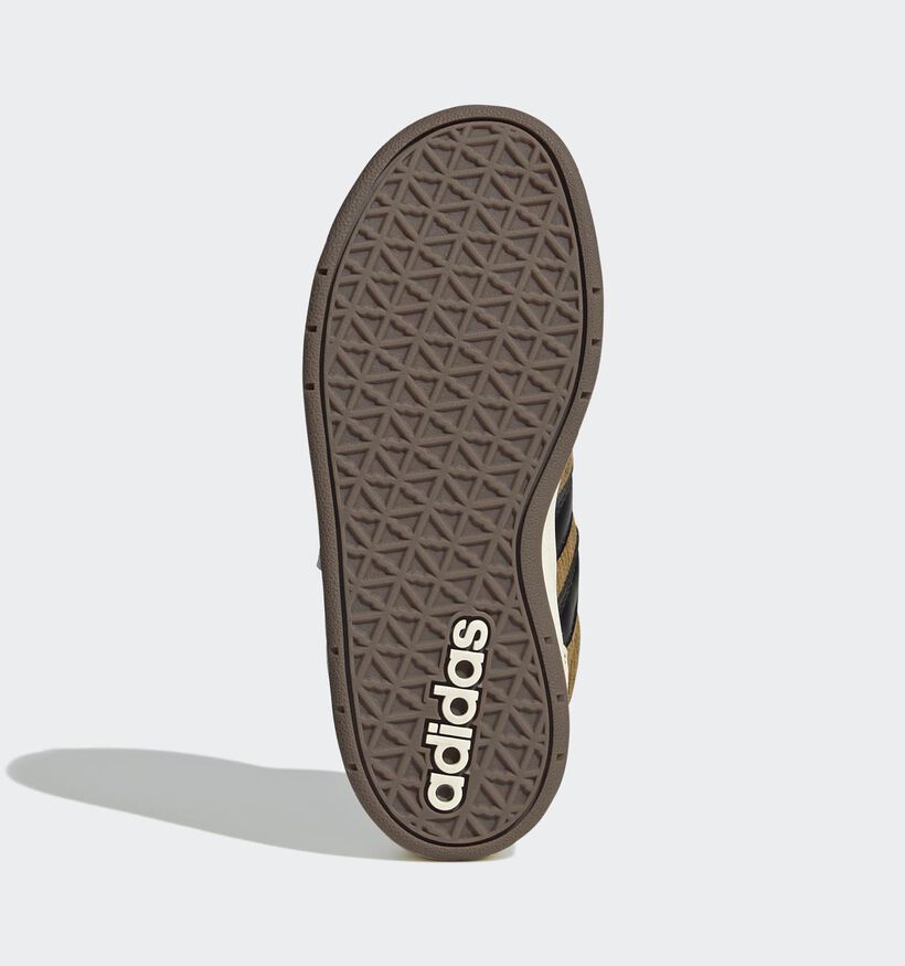 adidas Breakbase Beige/Bruine Sneakers voor jongens, meisjes (359625) - geschikt voor steunzolen