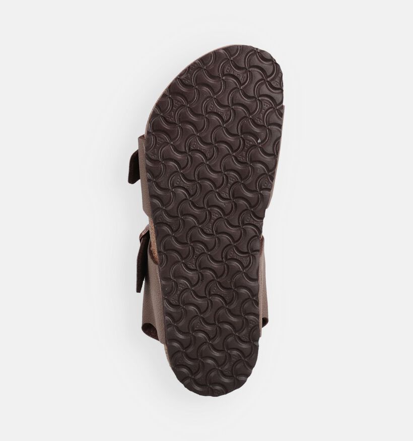 Birkenstock New York Sandales en Marron pour filles, gar&ccedil;ons (368287)