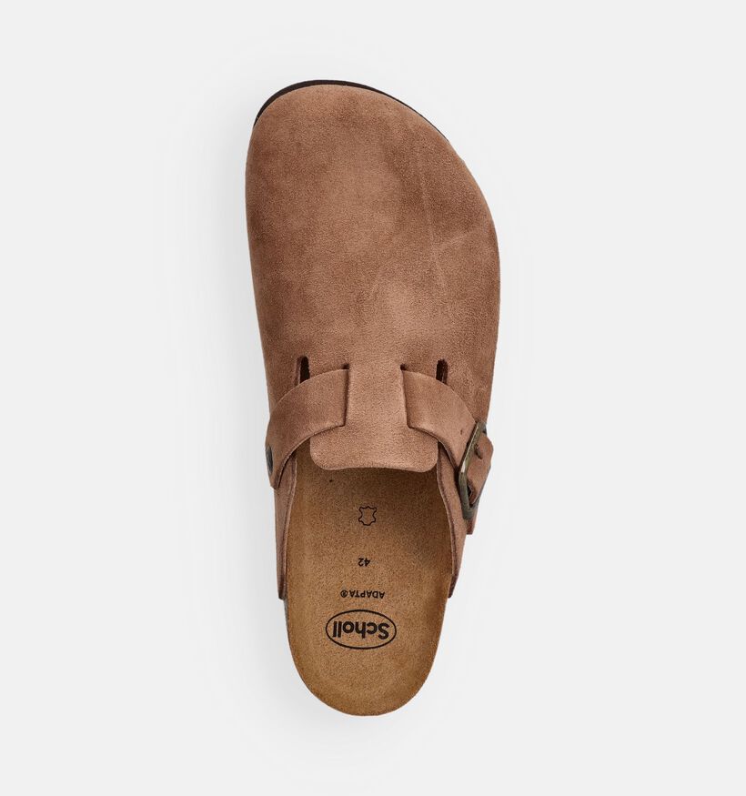 Scholl Nu-pieds en Marron pour hommes (381863)