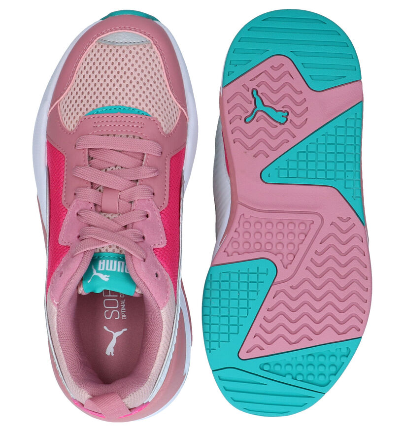 Puma X-Ray Baskets en Rose en simili cuir (276752)