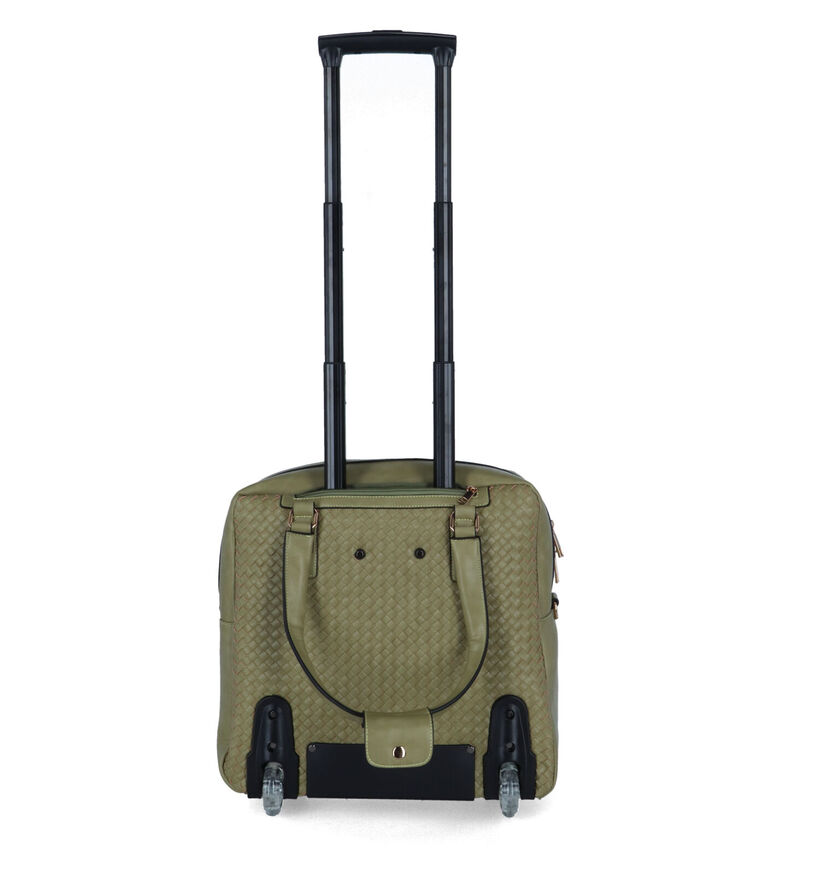 Olivia Lauren Sofia Sac à roulettes en Vert Kaki pour femmes (349650)