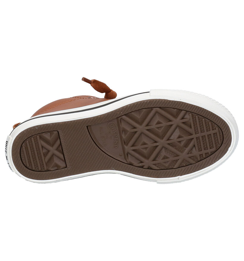 Chuck Taylor All Star Baskets hautes en Cognac en simili cuir (252739)