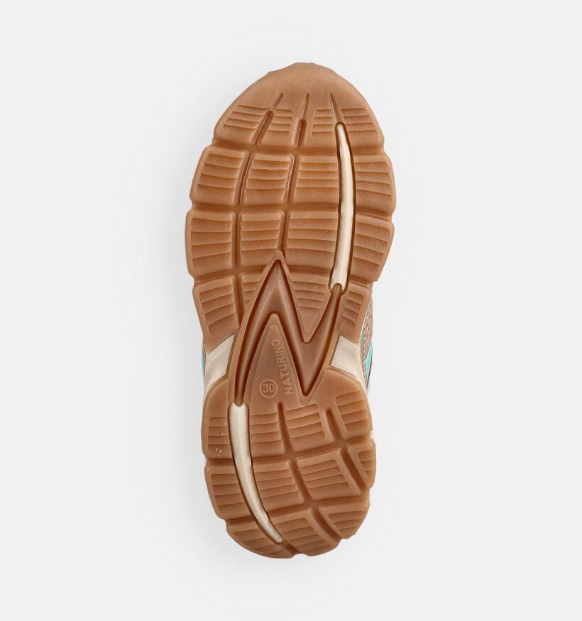 Naturino Wave Gouden Sneakers voor meisjes (371554) - geschikt voor steunzolen