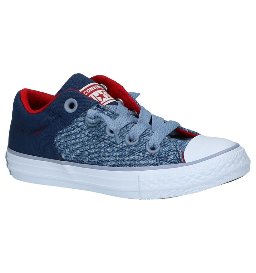 Converse Chuck Taylor All Star High Steet Blauwe Sneakers, , pdp