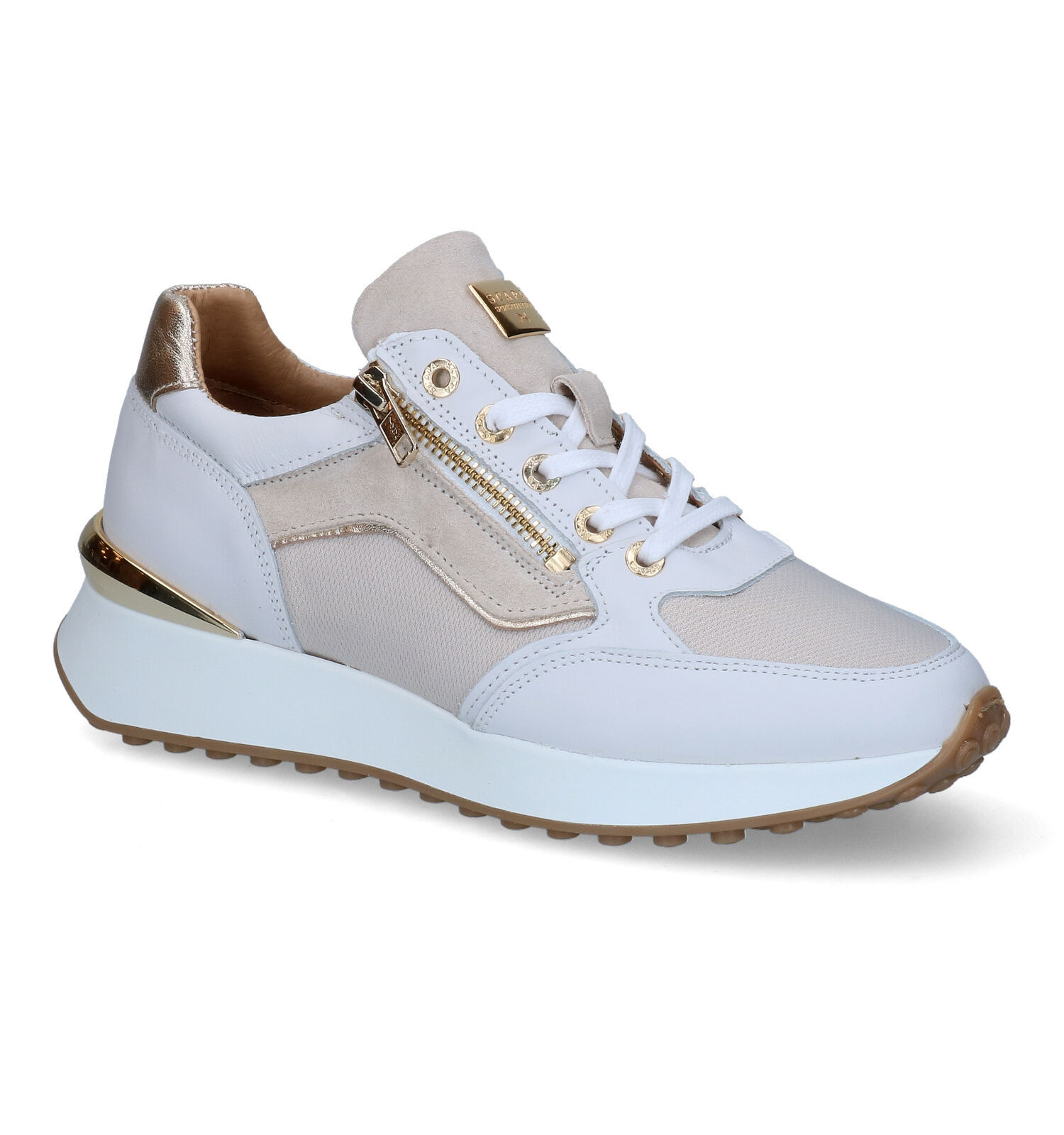 Scapa Beige Sneakers Dames Sneakers Online op TORFS.BE