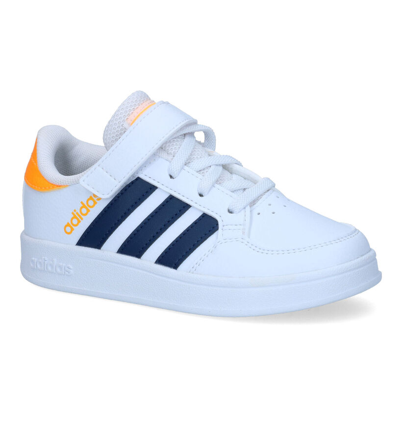 adidas Breaknet C Zwarte Sneakers in kunstleer (299879)