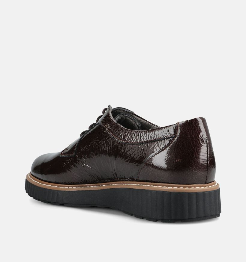 Pitillos Donkerbruine Veterschoenen voor dames (379726) - geschikt voor steunzolen