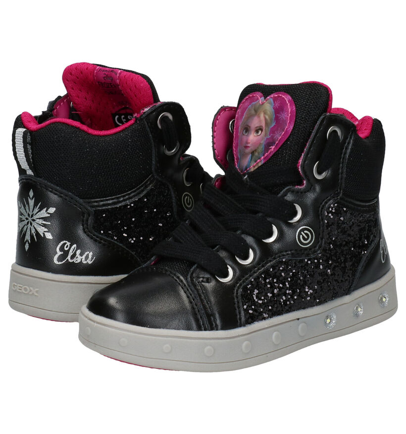 Geox Frozen Bottines en Noir en simili cuir (278277)