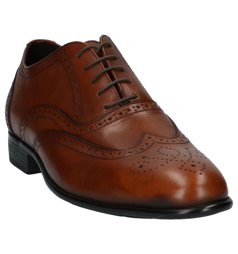 Ambiorix Chaussures habillées en Cognac en cuir (219836)