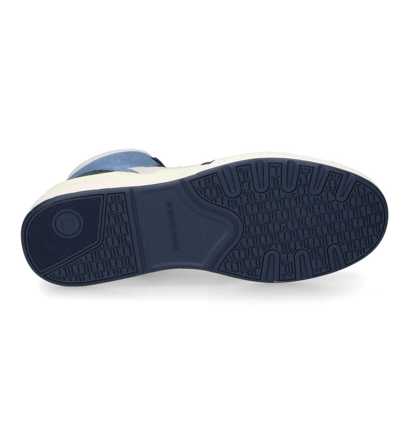 G-Star Attacc MID Baskets en Bleu pour hommes (314306) - pour semelles orthopédiques