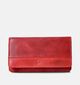 Label M Porte-monnaies zippé en Rouge pour femmes (365814)