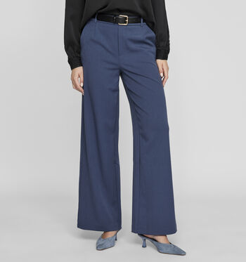 Vila Pantalons Bleu/Bordeaux