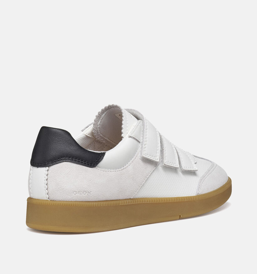 Geox Meleda Witte Velcroschoenen voor dames (368197) - geschikt voor steunzolen
