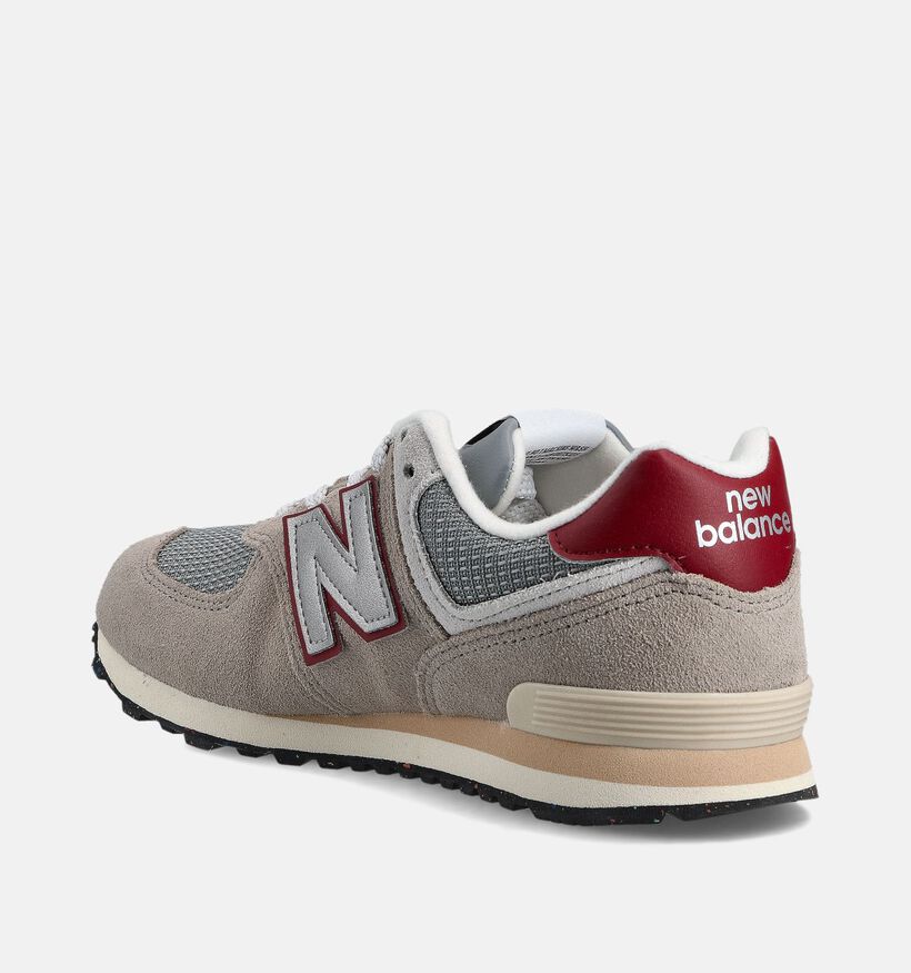 New Balance Baskets basses en Gris New Balance Baskets basses en Gris pour filles, garçons (358674) - pour semelles orthopédiques