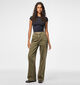 Pieces Straight leg jeans en Vert pour femmes (365853)