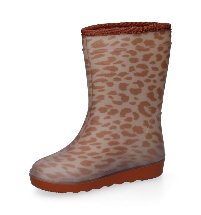 Enfant Bottes de pluie en Beige foncé pour filles (297697)