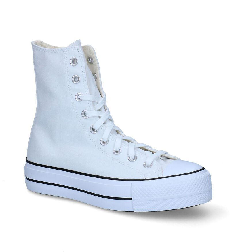 Converse CT All Star Lift X Baskets en Blanc en textile (293698)