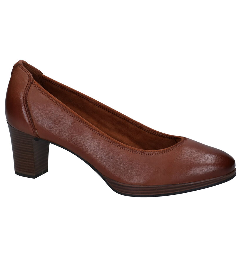 Tamaris Touch It Cognac Pumps in leer (280731)