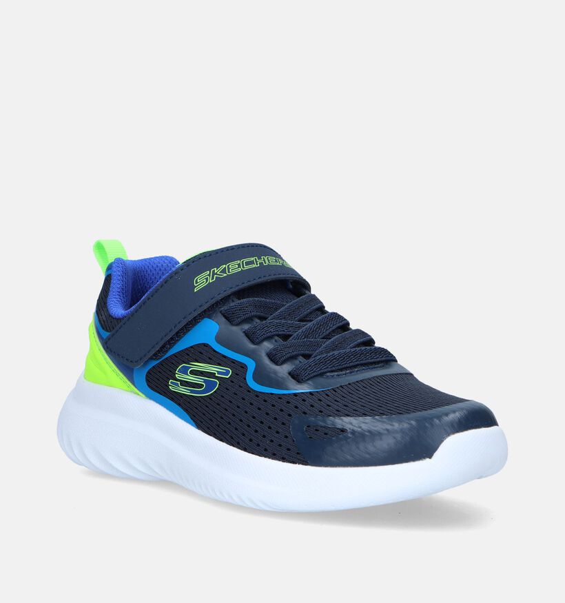 Skechers Bounder 2.0 Blauwe Sneakers voor meisjes, jongens (335700)