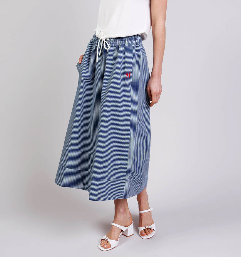 Rue Mazarine Roxy Blauwe Midi rok voor dames (374136)