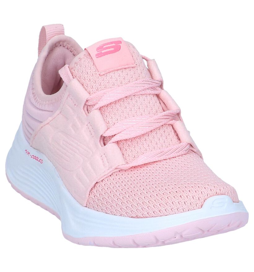 Roze Slip-on Sneakers Skechers Skyline in kunstleer (250662)