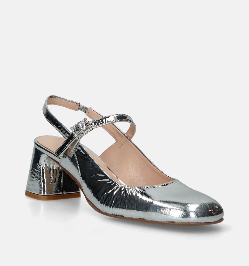 Zinda Zilveren Slingback Pumps voor dames (340706)